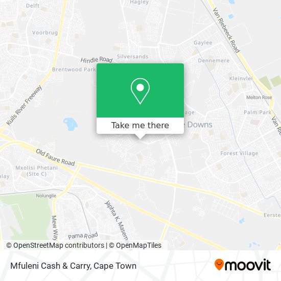 Mfuleni Cash & Carry map