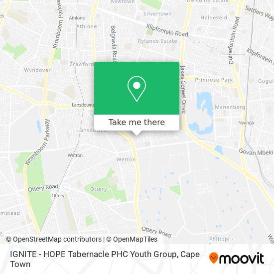 IGNITE - HOPE Tabernacle PHC Youth Group map