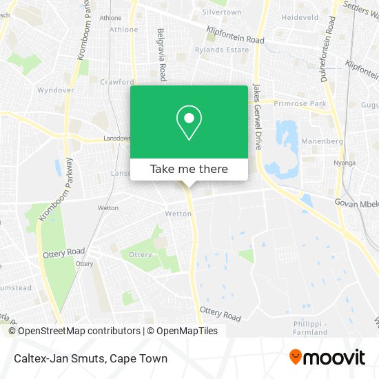 Caltex-Jan Smuts map