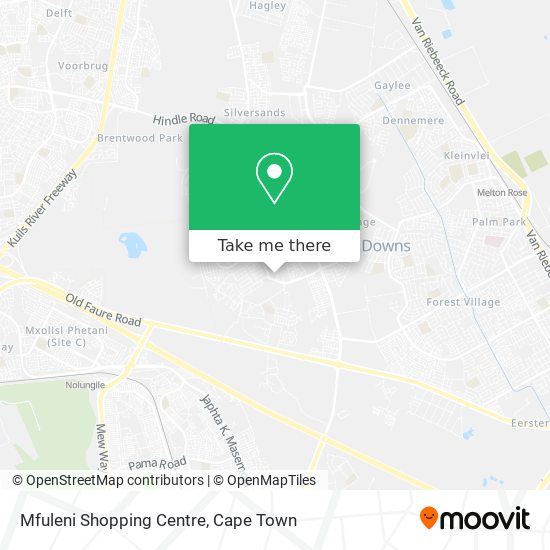 Mfuleni Shopping Centre map