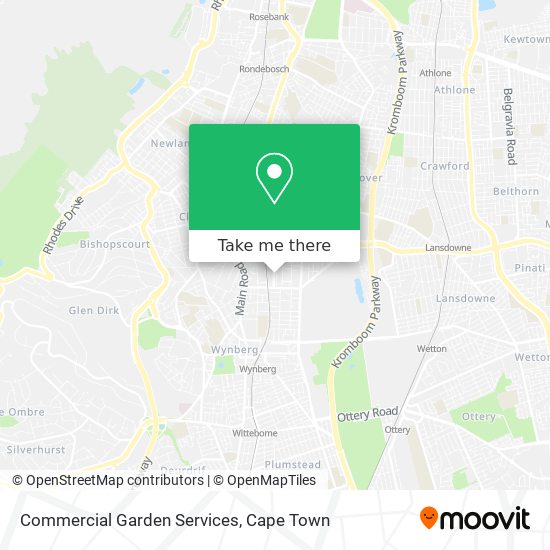 Commercial Garden Services map