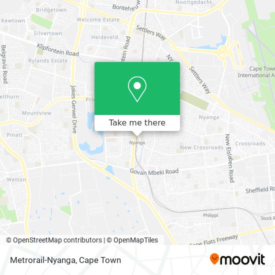 Metrorail-Nyanga map