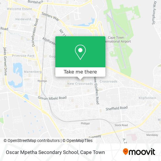 Oscar Mpetha Secondary School map