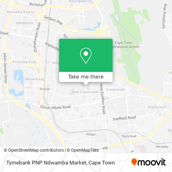 Tymebank PNP Ndwamba Market map