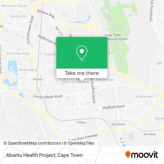 Abantu Health Project map