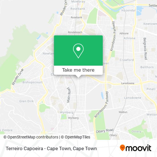 Terreiro Capoeira - Cape Town map