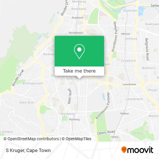 S Kruger map