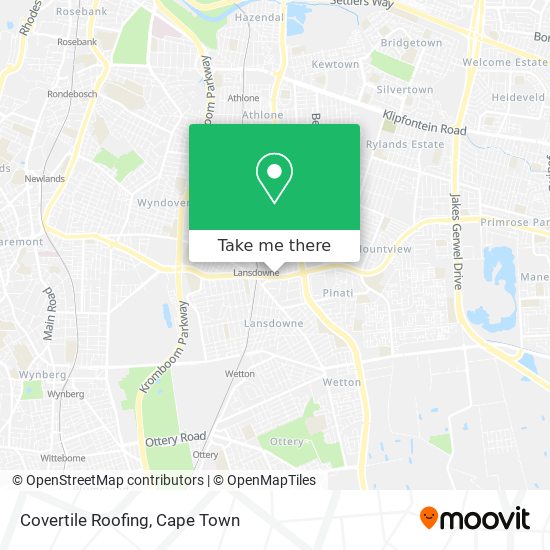 Covertile Roofing map