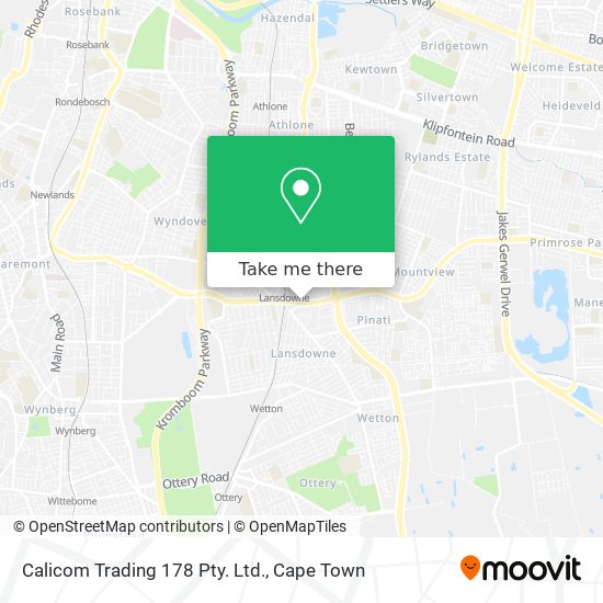 Calicom Trading 178 Pty. Ltd. map