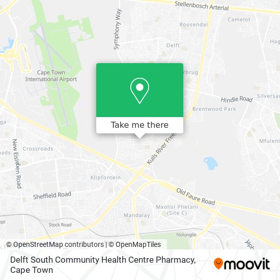 Delft South Community Health Centre Pharmacy map
