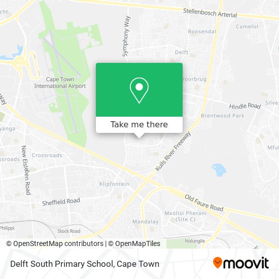Delft South Primary School map