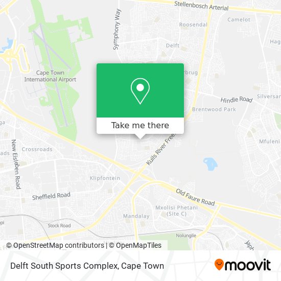Delft South Sports Complex map