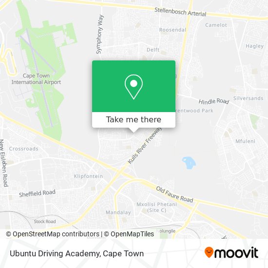 Ubuntu Driving Academy map
