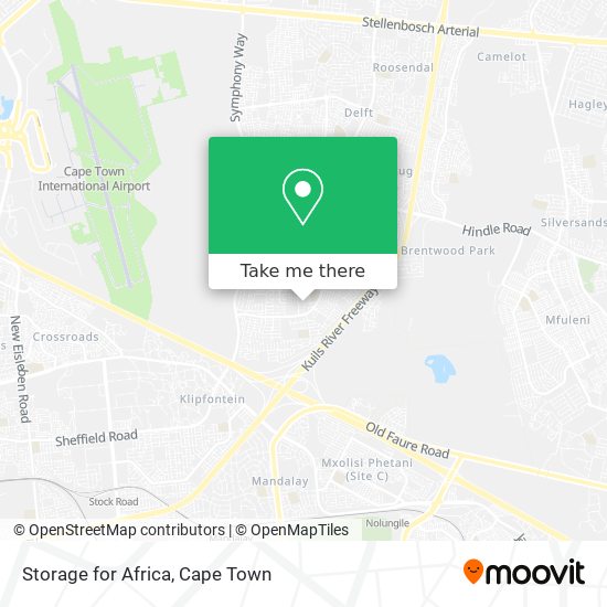 Storage for Africa map