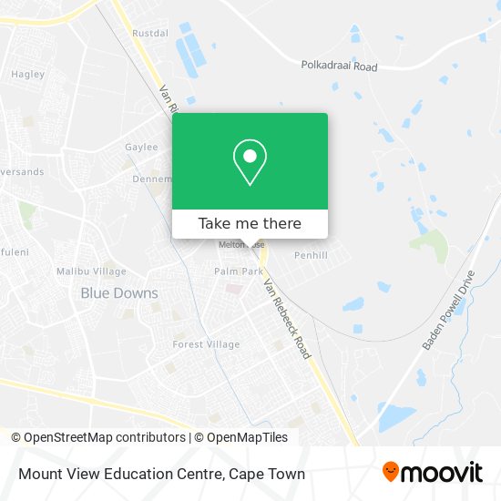 Mount View Education Centre map