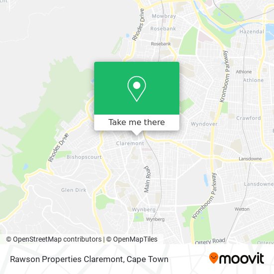 Rawson Properties Claremont map