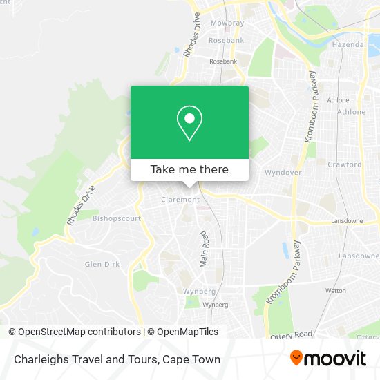 Charleighs Travel and Tours map