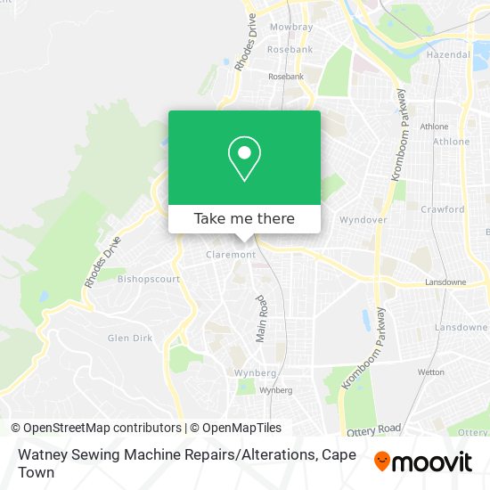 Watney Sewing Machine Repairs / Alterations map