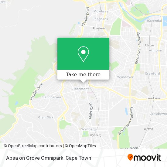 Absa on Grove Omnipark map