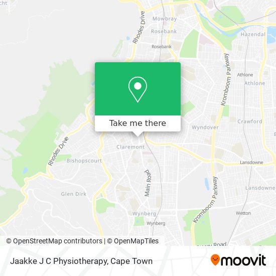 Jaakke J C Physiotherapy map