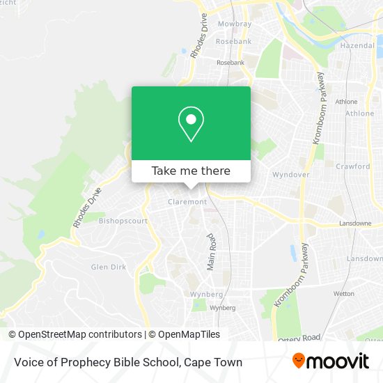 Voice of Prophecy Bible School map