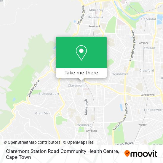 Claremont Station Road Community Health Centre map