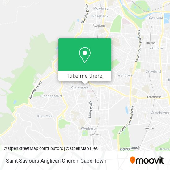Saint Saviours Anglican Church map
