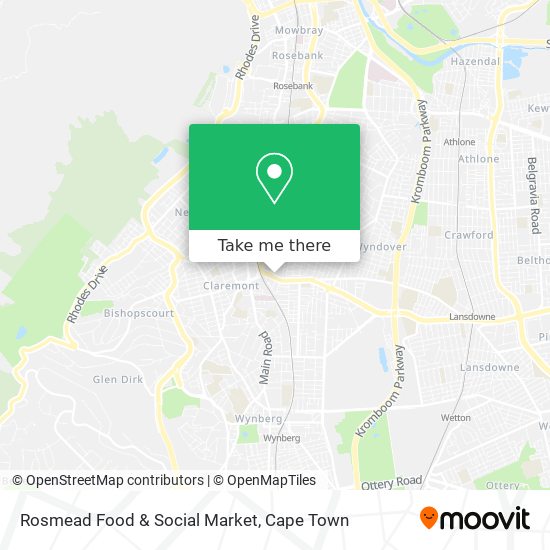 Rosmead Food & Social Market map