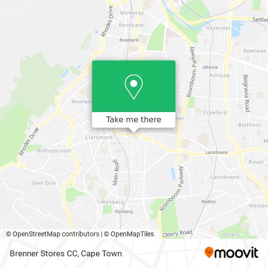 Brenner Stores CC map