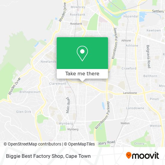 Biggie Best Factory Shop map