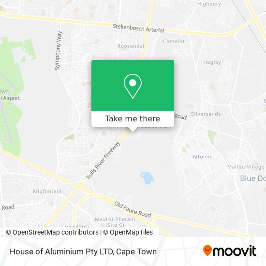 House of Aluminium Pty LTD map