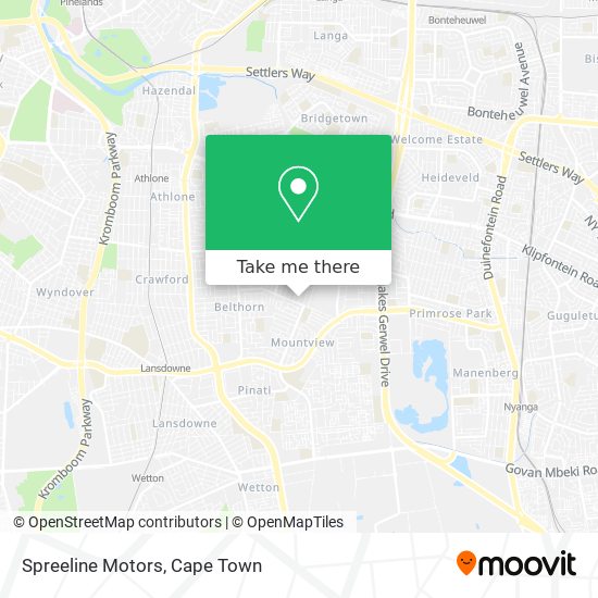 Spreeline Motors map
