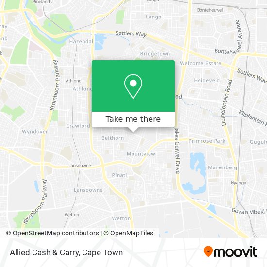 Allied Cash & Carry map
