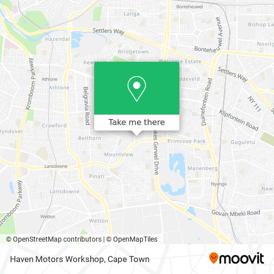 Haven Motors Workshop map