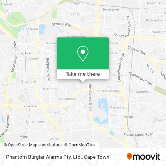 Phantom Burglar Alarms Pty. Ltd. map