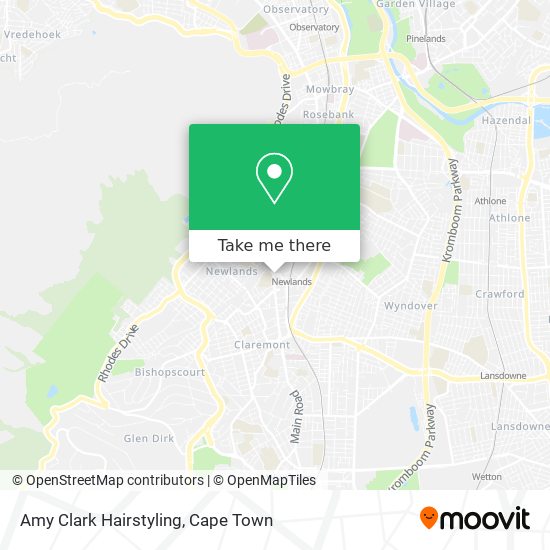 Amy Clark Hairstyling map
