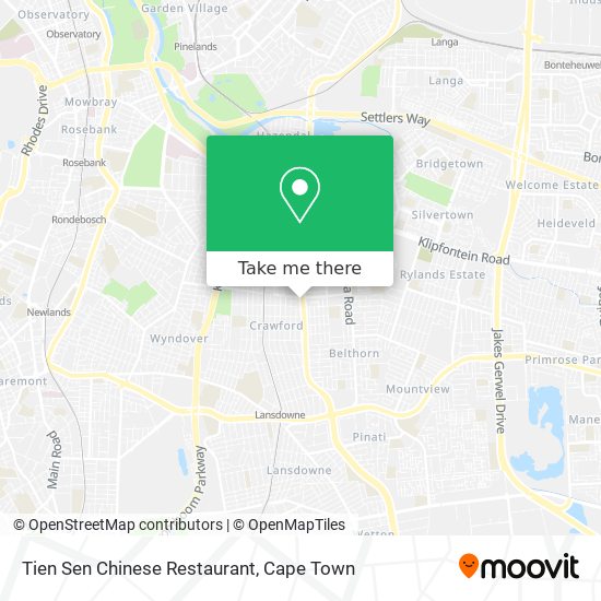 Tien Sen Chinese Restaurant map