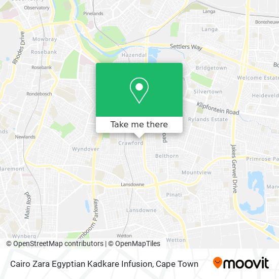 Cairo Zara Egyptian Kadkare Infusion map
