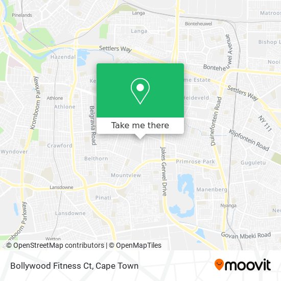 Bollywood Fitness Ct map