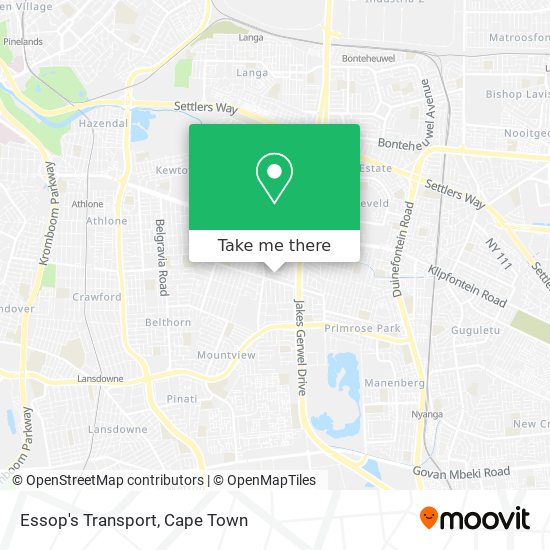 Essop's Transport map