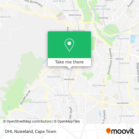 DHL Nuweland map