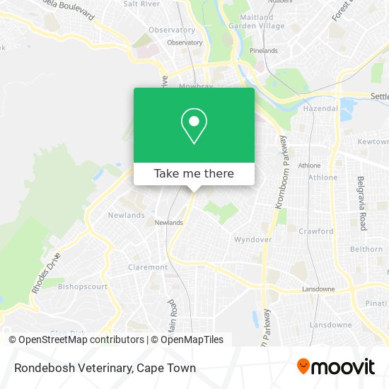 Rondebosh Veterinary map