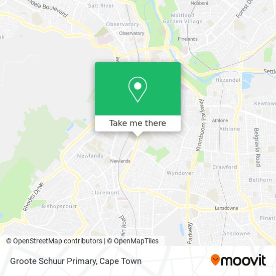 Groote Schuur Primary map
