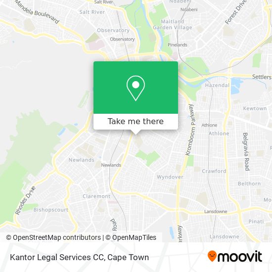 Kantor Legal Services CC map