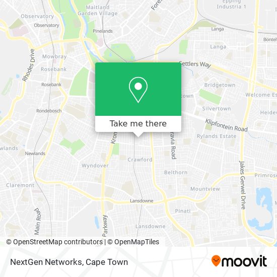 NextGen Networks map