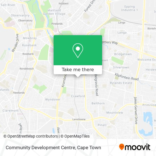 Community Development Centre map