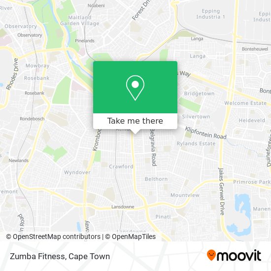 Zumba Fitness map