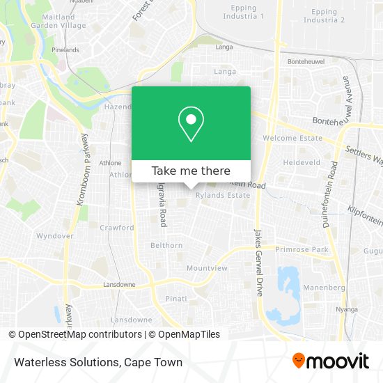 Waterless Solutions map