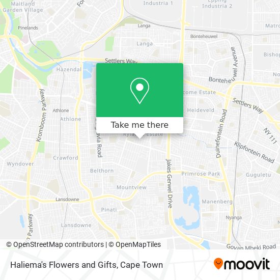 Haliema's Flowers and Gifts map