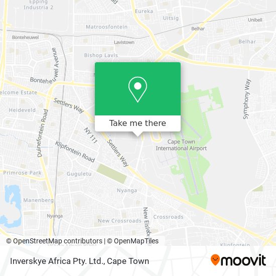 Inverskye Africa Pty. Ltd. map